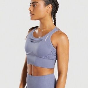Gymshark purple sports bra